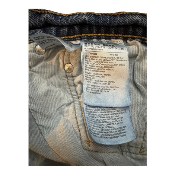 505™ REGULAR FIT MEN'S JEANS RARE RED TAG - Picture 6 of 9